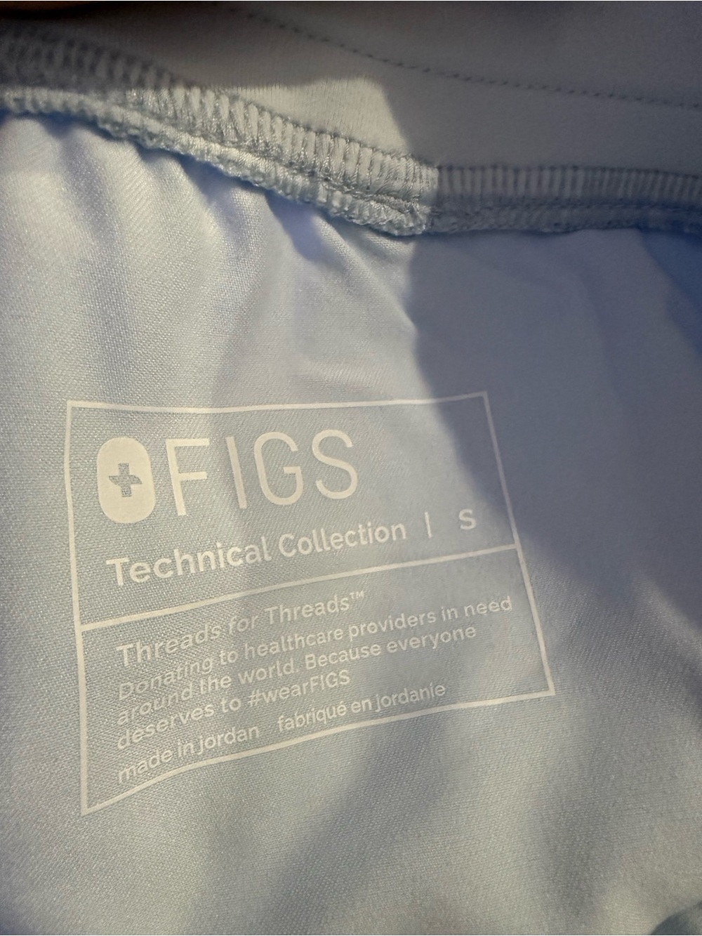 FIGS Kade Cargo Scrub Pants Open Skies Blue S Regular NWT - Picture 12 of 12